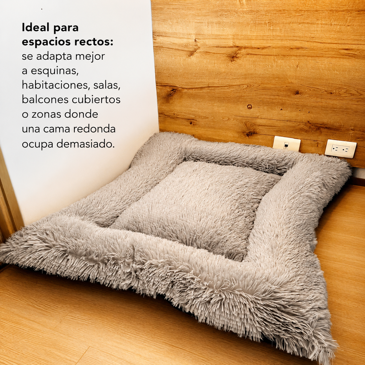 Cama PREMIUM antiestrés cuadrada Dumapets